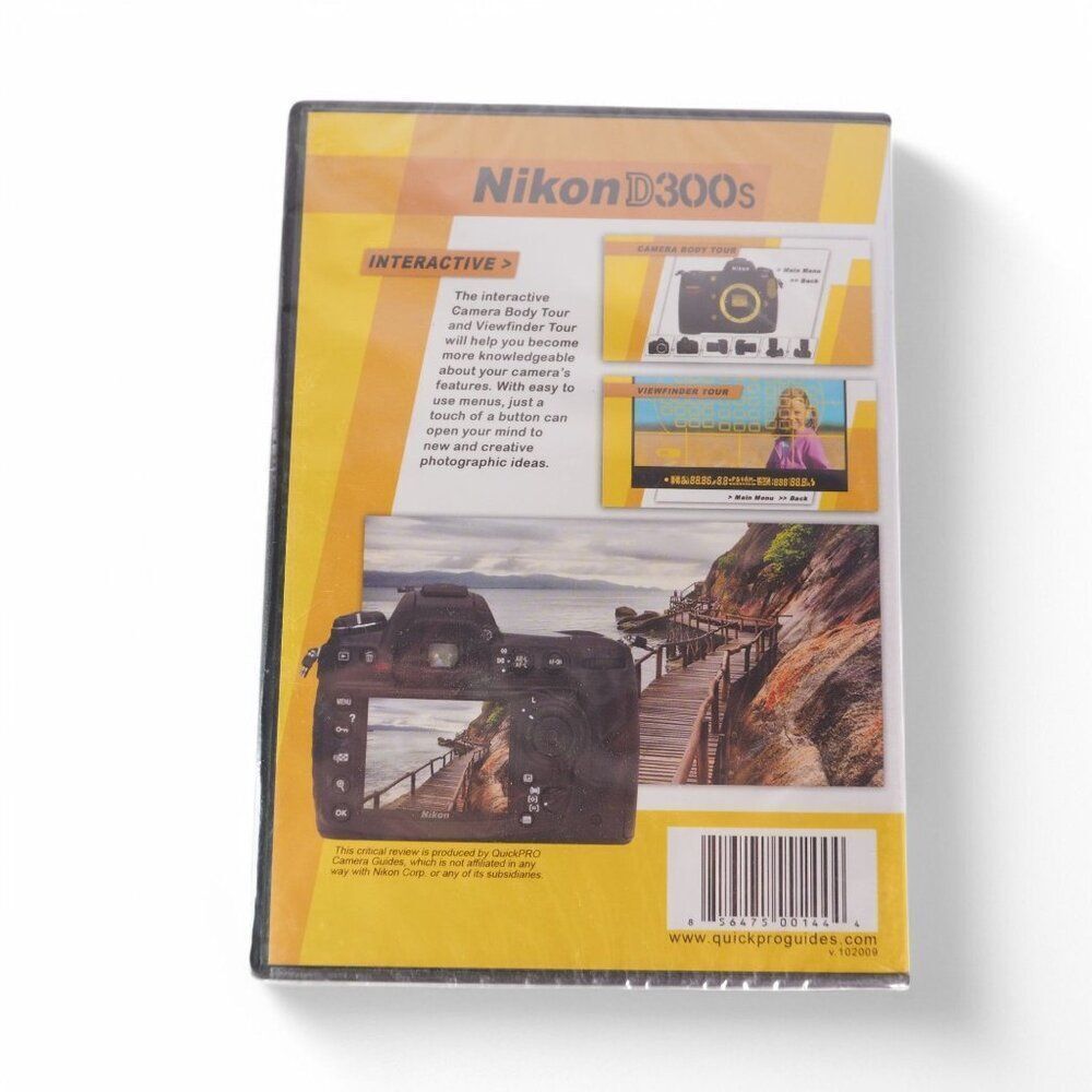 QuickPro Camera Guides Nikon D300s Advanced DVD Tutorial NEW - Picture 2 of 6